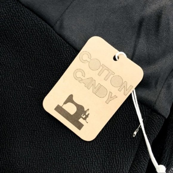 MADDY … K / Black Dress with Built in Capelet / Large - Picture 9 of 9